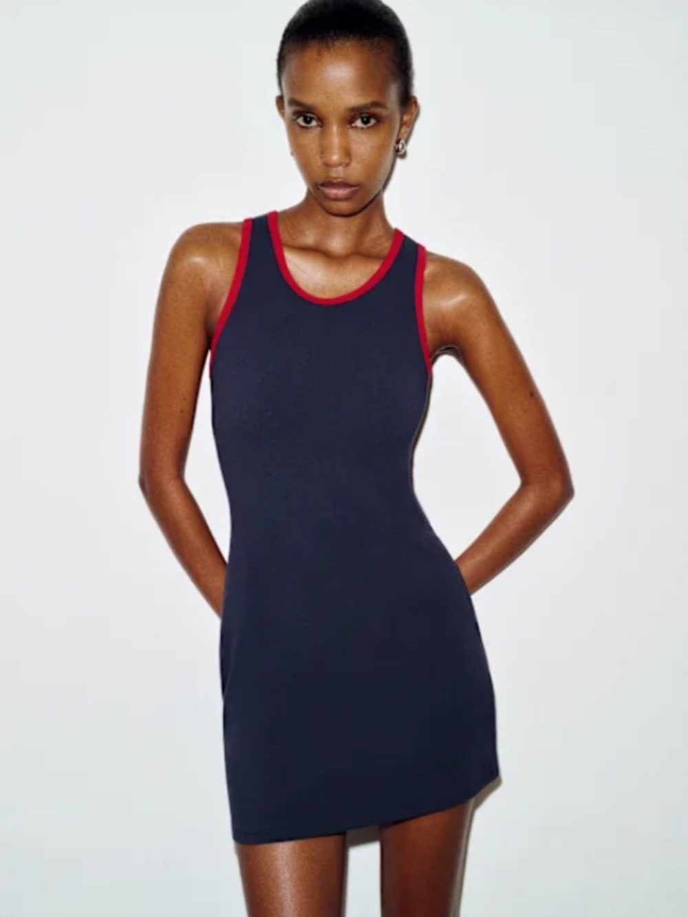 Reformation Hayes Knit Stretch Tank Dress